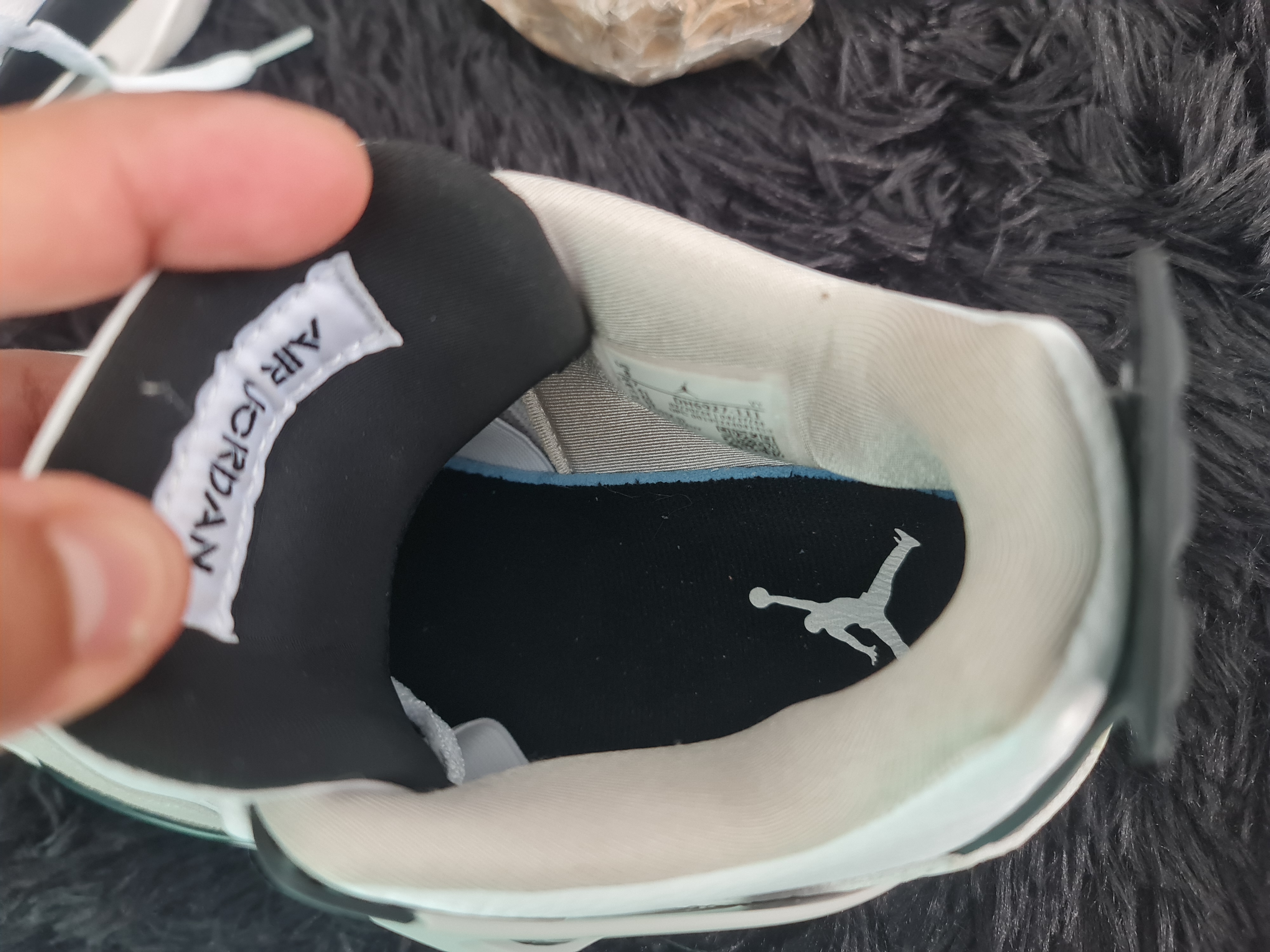 NIKE AIR JORDAN 4 MILITARY BLACK BLANCO/NEGRO — foto 2