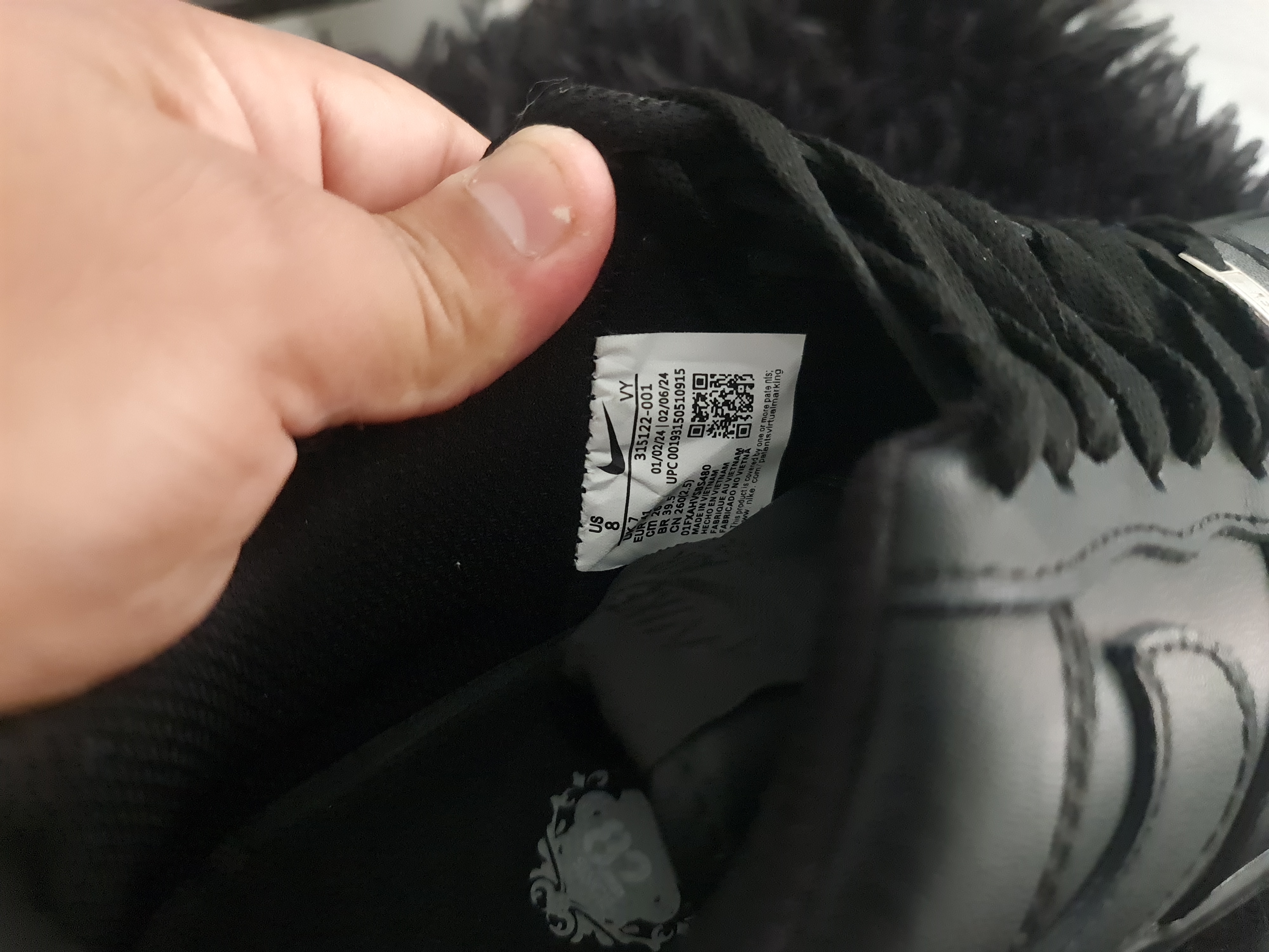 NIKE AIR FORCE 1 NEGRO — foto 7