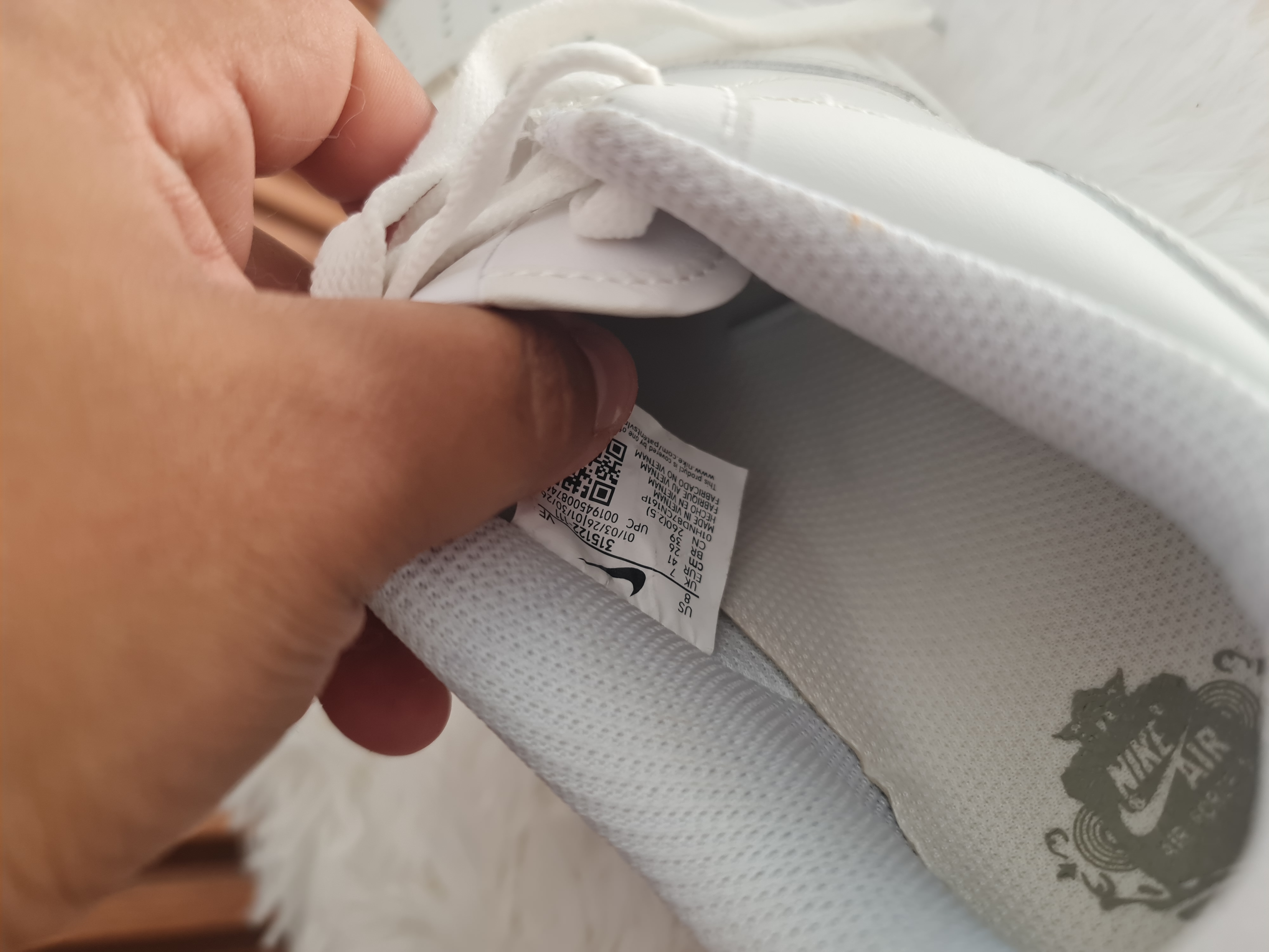 NIKE AIR FORCE 1 BLANCO — foto 5