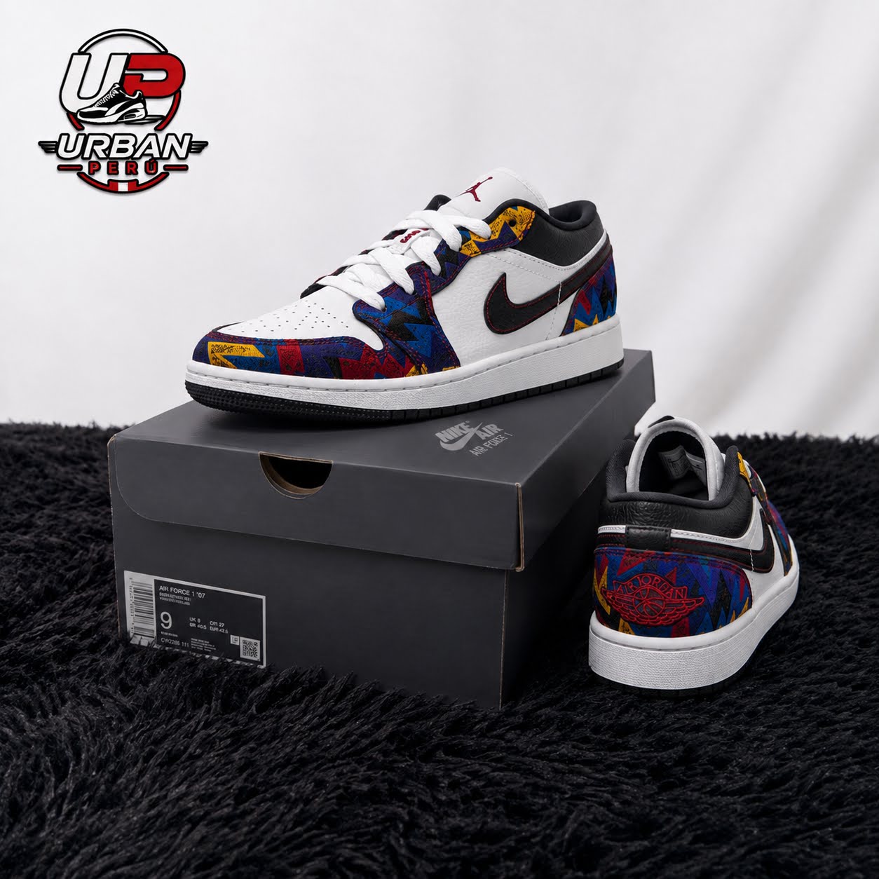 NIKE AIR JORDAN 1 LOW SE BLANCO/MULTICOLOR